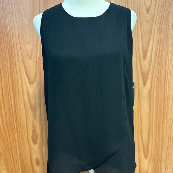NEW Zac & Rachel Black Sleeveless Top Stitchfix PS Petite Small NWT - Picture 1 of 9